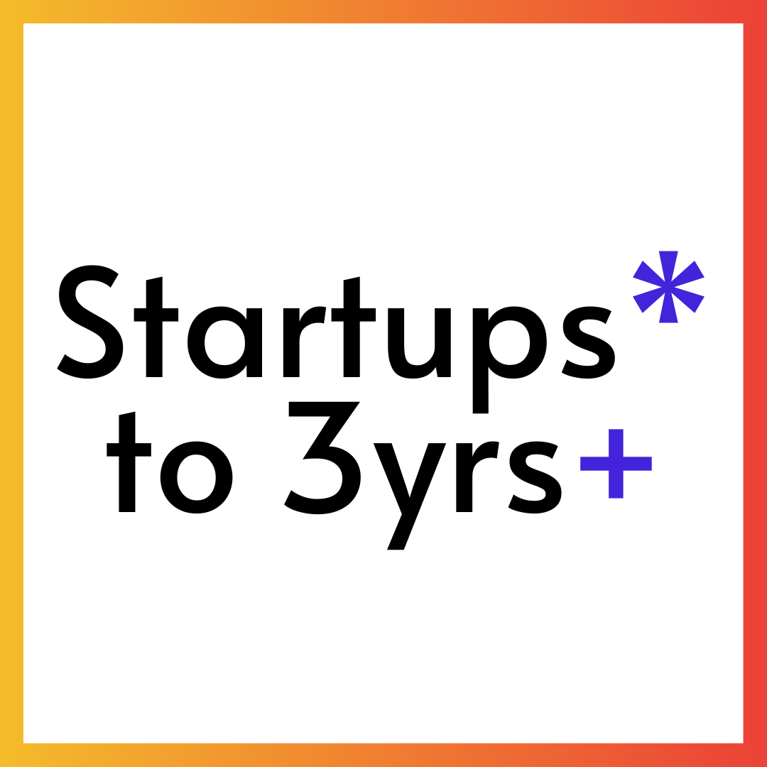 Startups to 3 years+ trading history